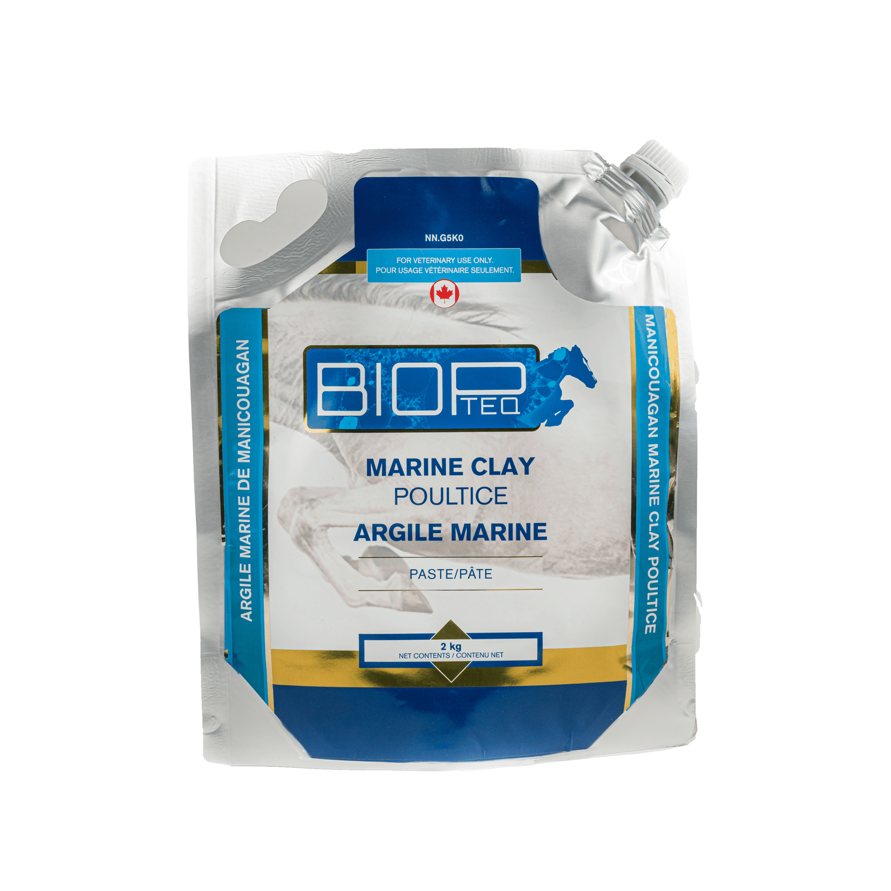 Poultice d'argile marine Biopteq - 2 kg