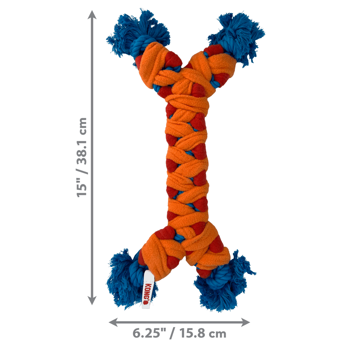 KONG Rope Rally Bone jouet pour chiens