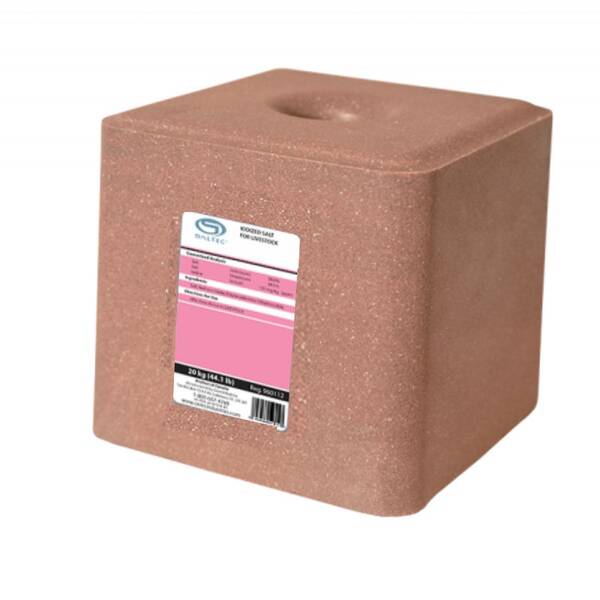 Bloc de sel iodé pour bétail - Saltec (20 kg)