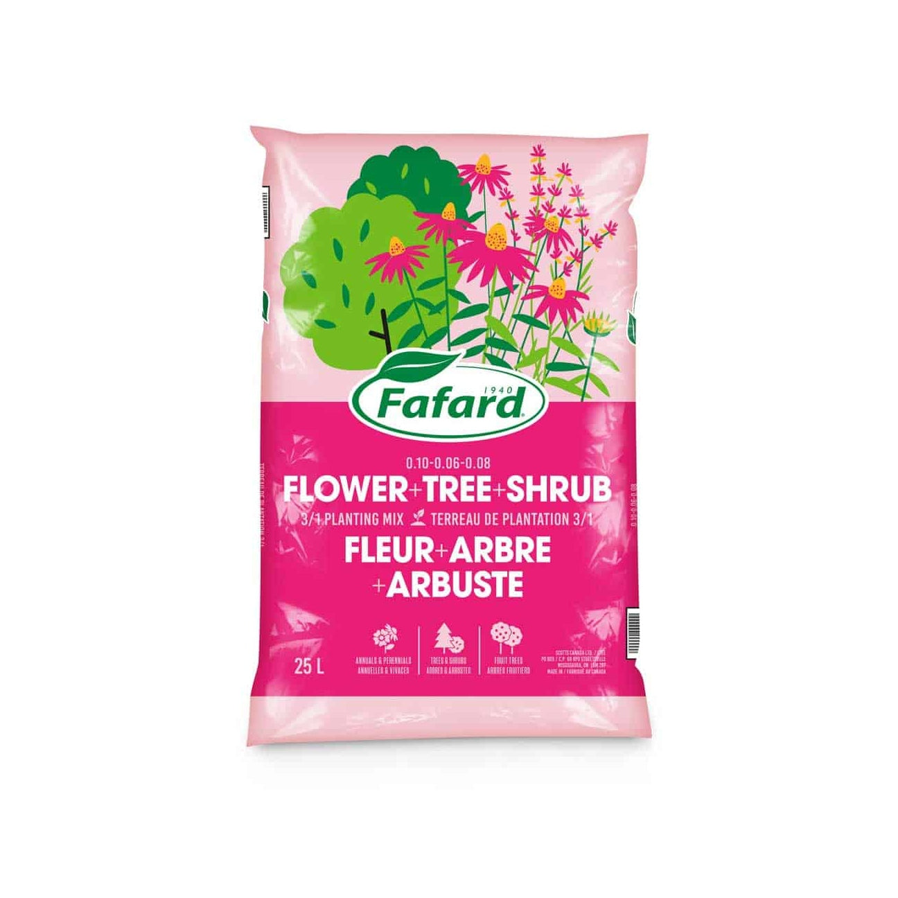 Fafard - FLOWER+TREE+SHRUB 3/1 Planting Mix