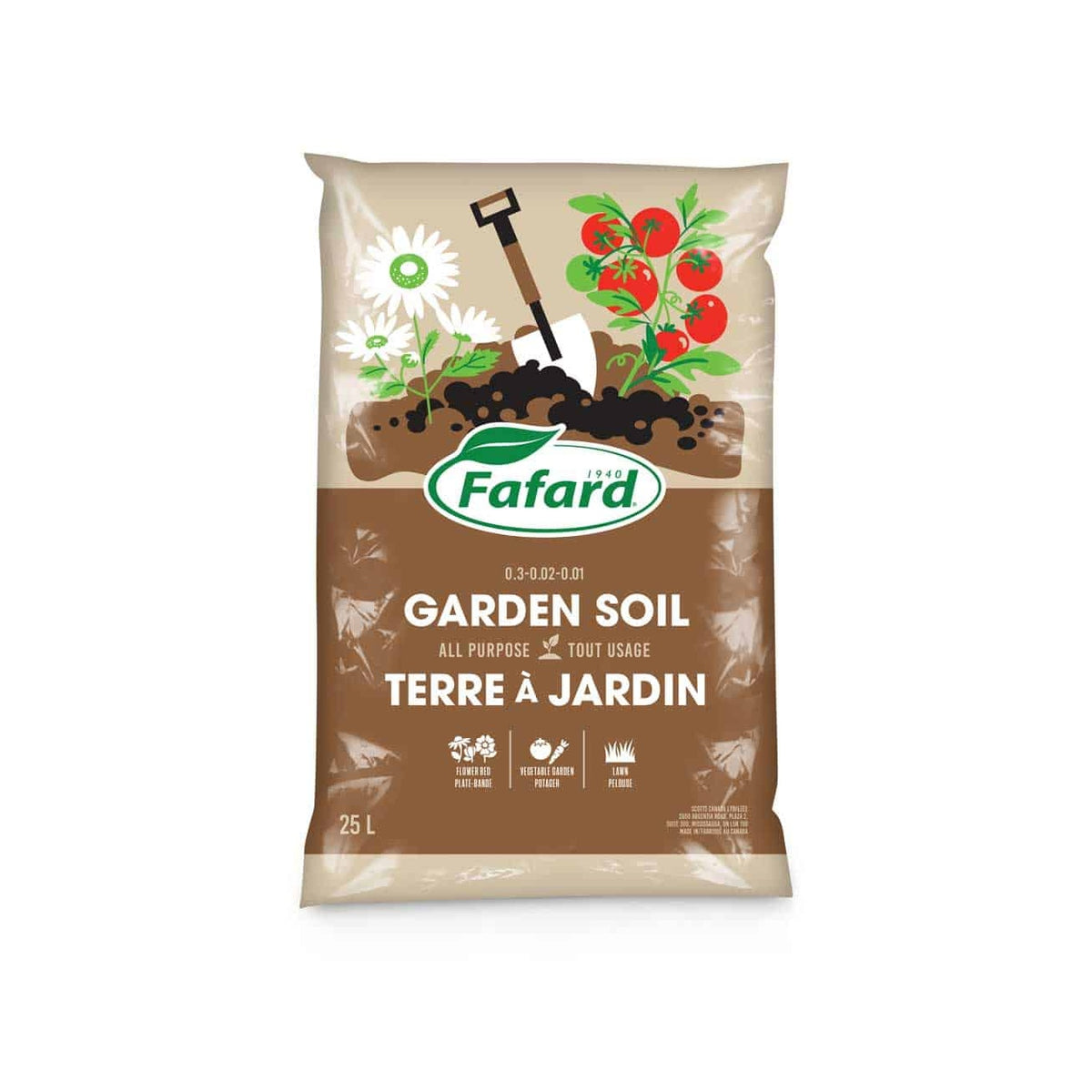TERRE À JARDIN Tout usage - Fafard
