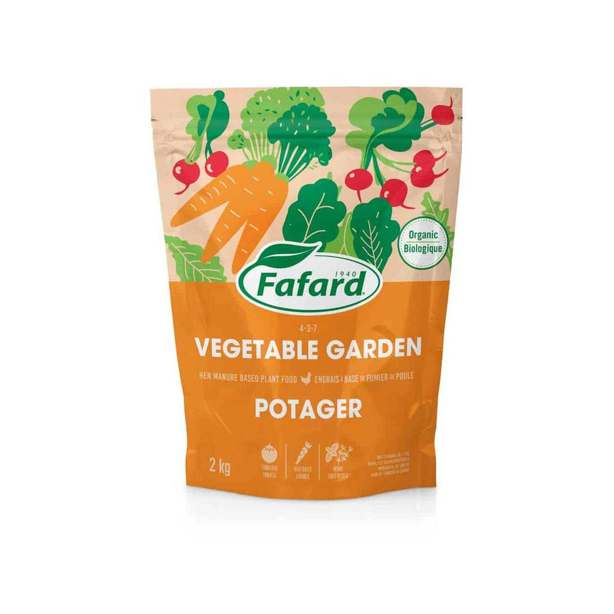 Engrais à base de fumier de poule POTAGER - Fafard