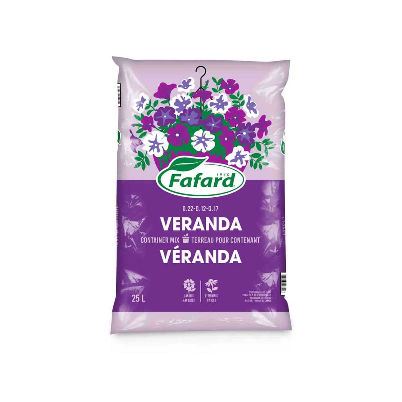Terreau pour contenant VÉRANDA - Fafard