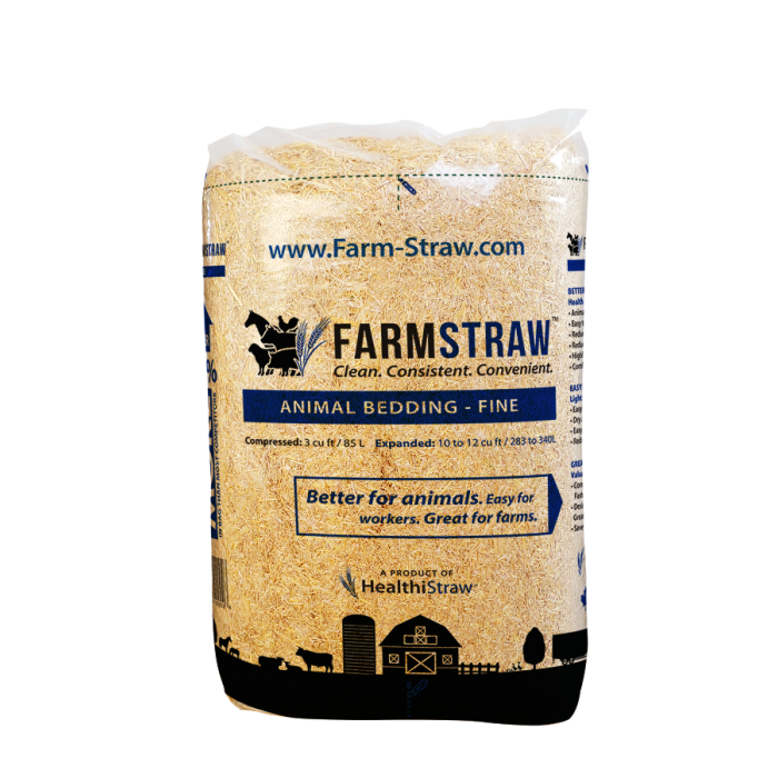 Paillis de paille animal - FarmStraw (9 kg)