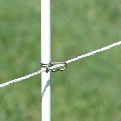 Poteaux ronds en fibre de verre 3/8 po x 48 po avec traitement anti-UV, blancs - Barn 2 Field