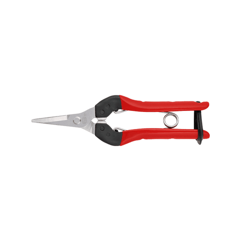 FELCO 321 - Picking and Trimming Snips with Steel Handles, Straight Chromium Blade