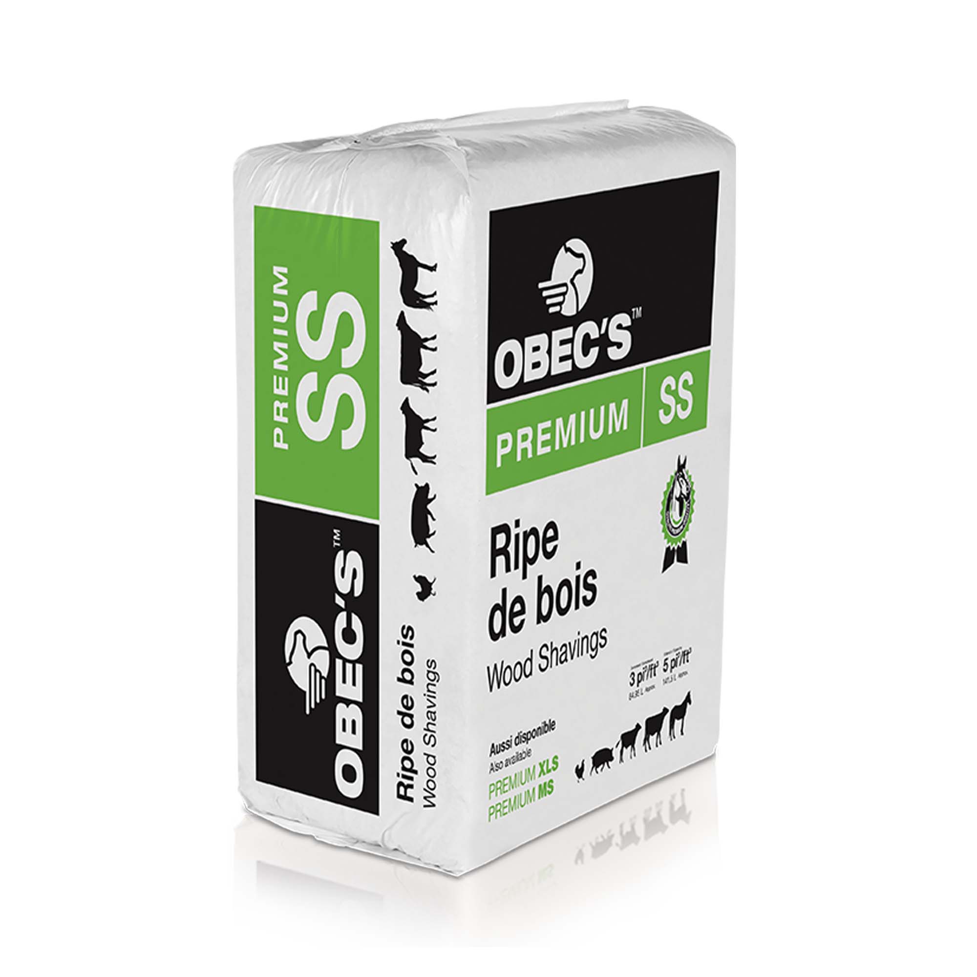 Ripe de bois Rip-O-Bec Premium SS 3 pi3 - flocons fin