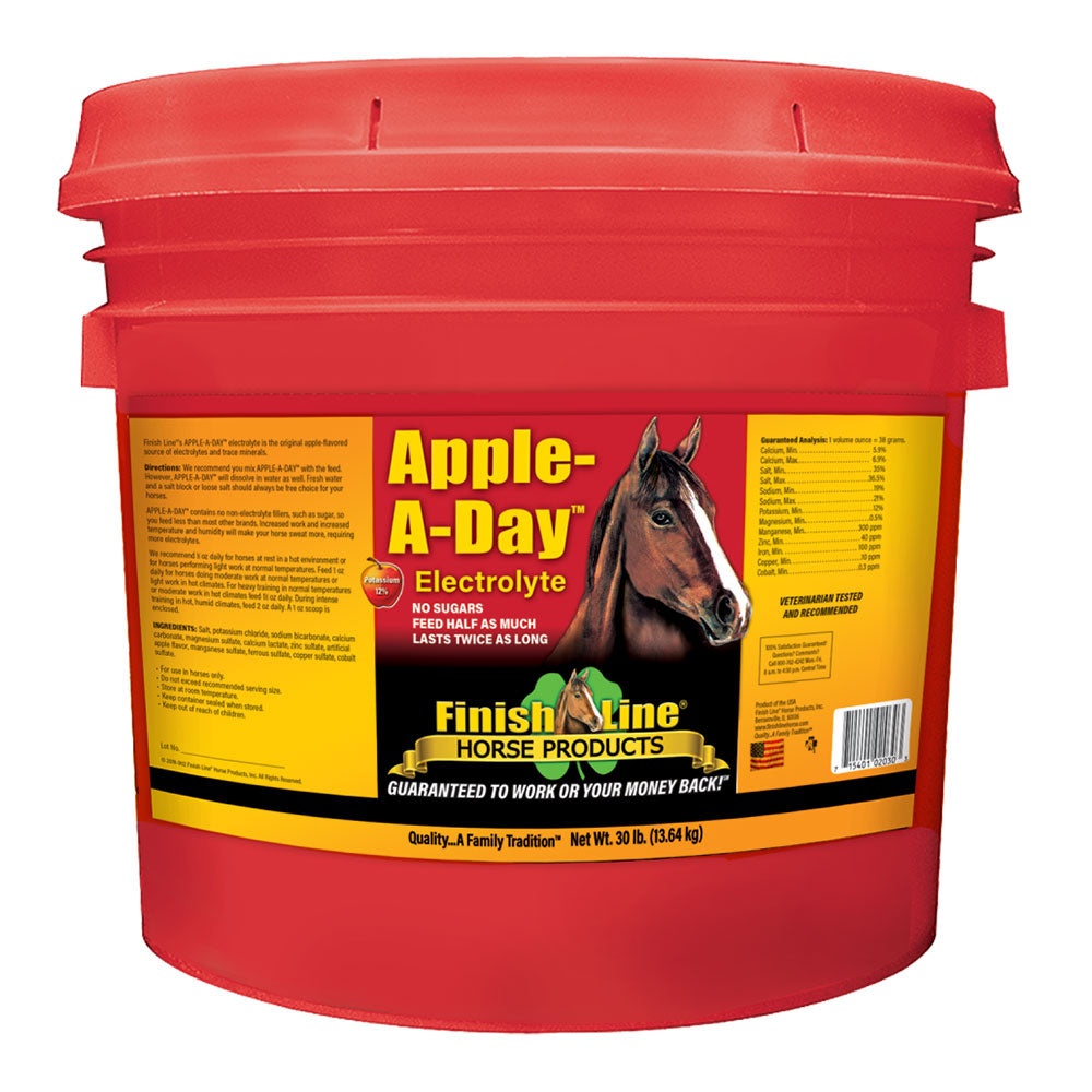 Électrolytes pour chevaux, Apple-A-Day - Finish Line