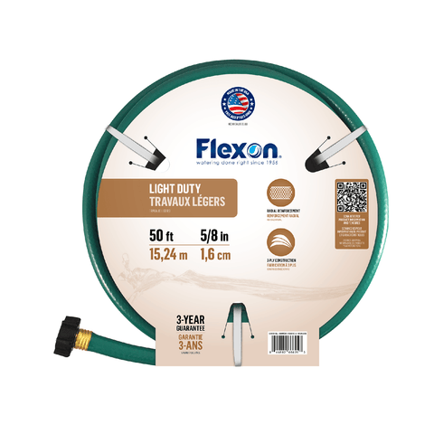 Flexon - Green Vinyl Garden Hose 1/2 in x 100 ft, FR12100