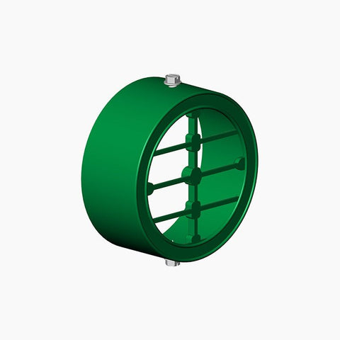 Grille renforcée inserts acier inoxydable - Soleno