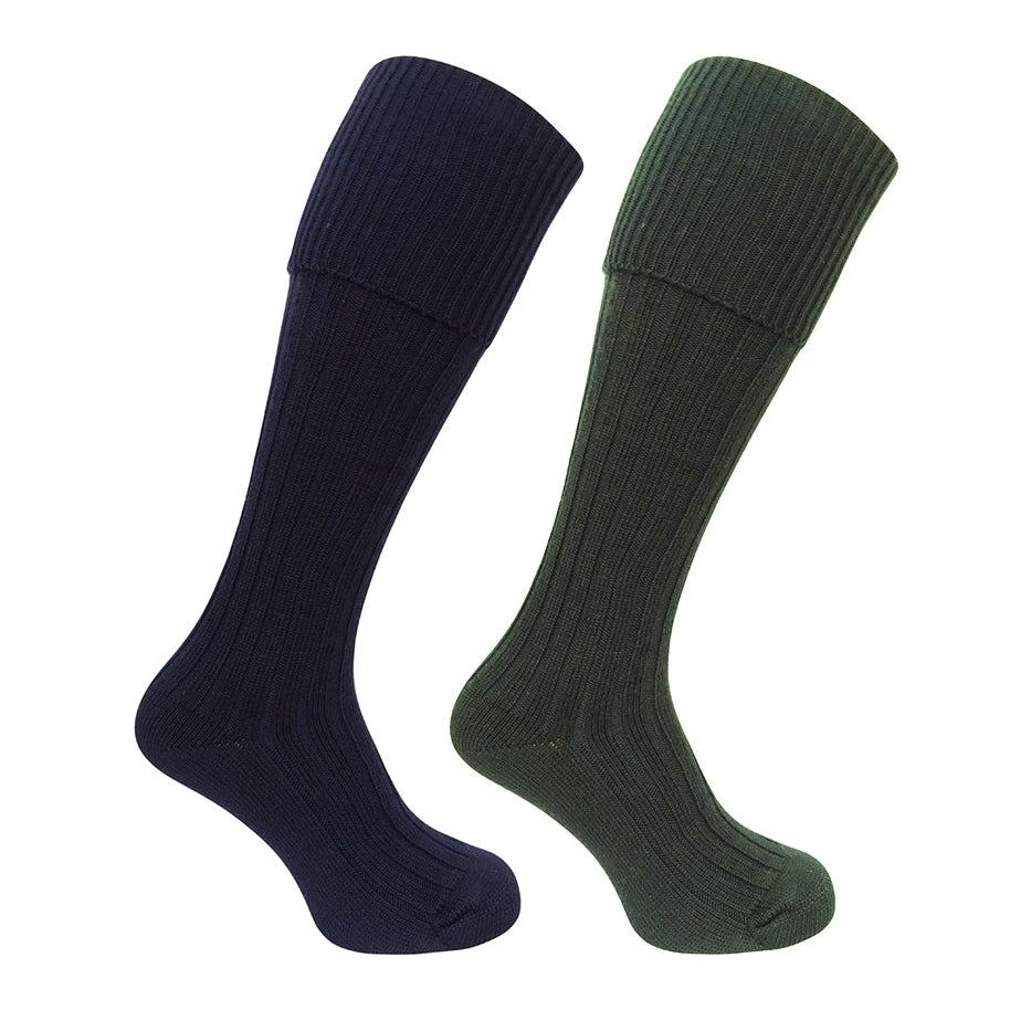 Plain turn-up stockings 1902 (set of 2) - Hoggs of Fife