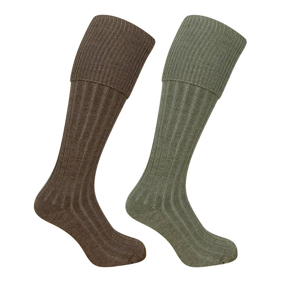 Plain turn-up stockings 1902 (set of 2) - Hoggs of Fife