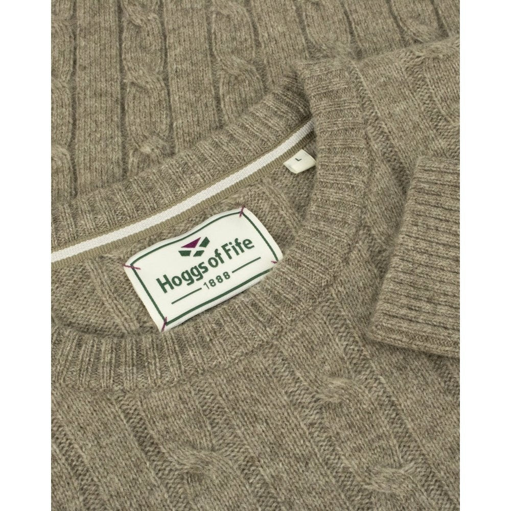 Jedburgh Cable Crew Neck Jumper - Hoggs of Fife