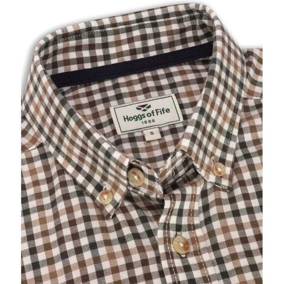 Garvock Cotton Twill Check Shirt - Hoggs of Fife