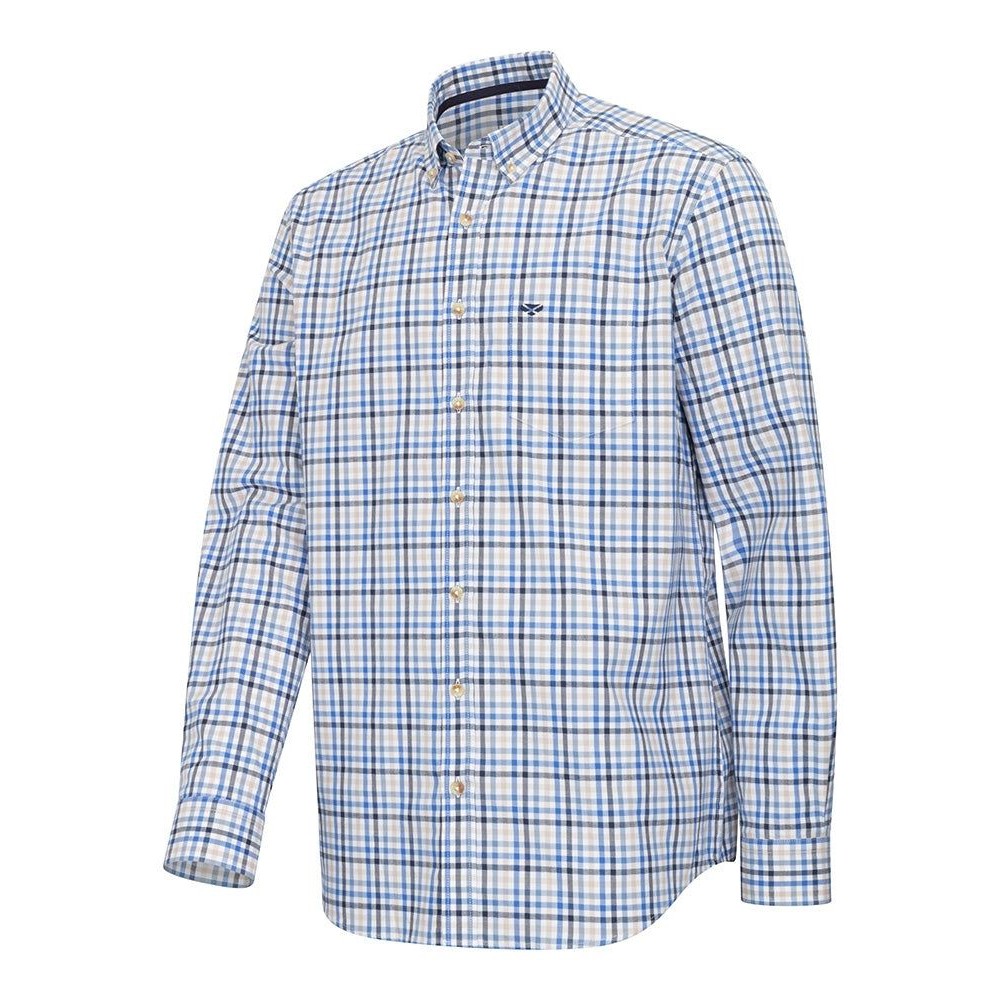 Garvock Cotton Twill Check Shirt - Hoggs of Fife