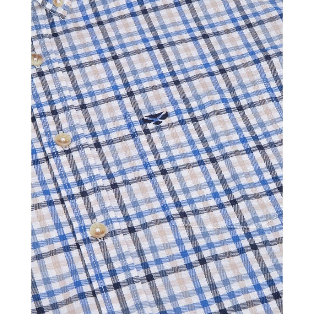 Garvock Cotton Twill Check Shirt - Hoggs of Fife