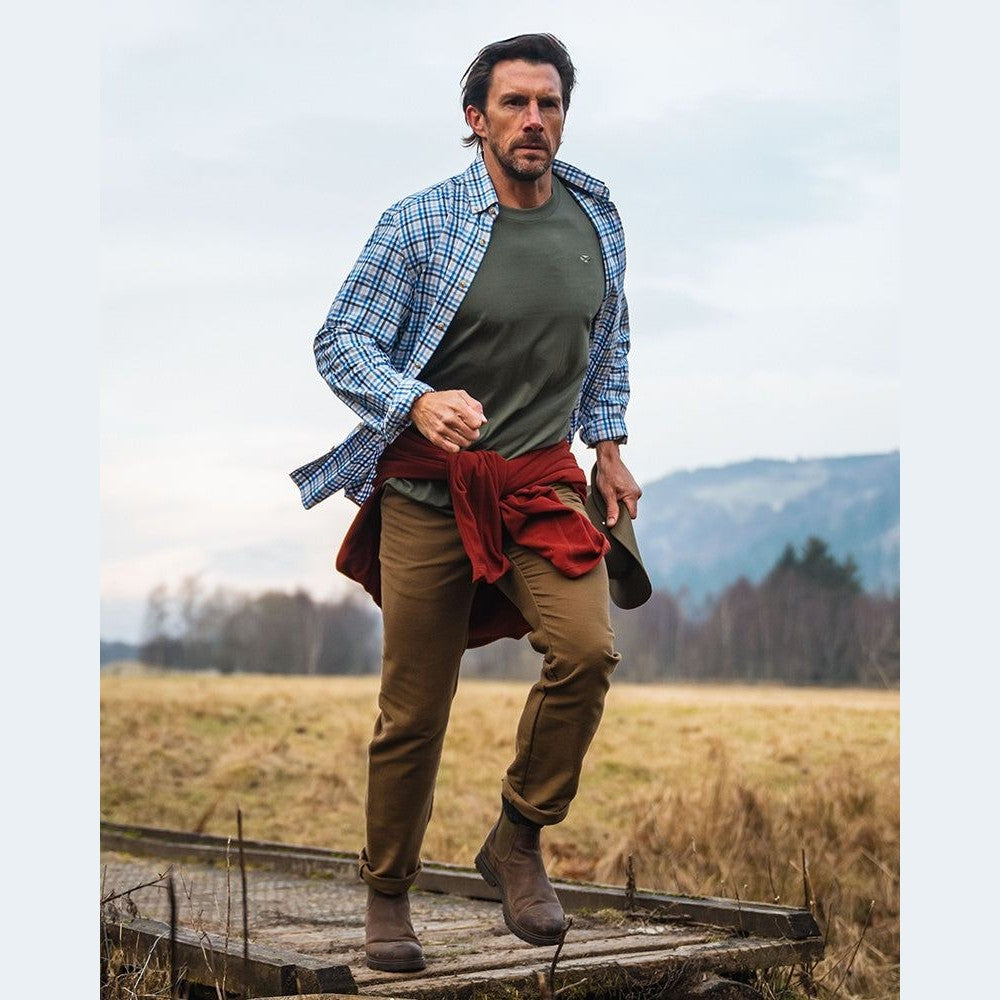 Garvock Cotton Twill Check Shirt - Hoggs of Fife