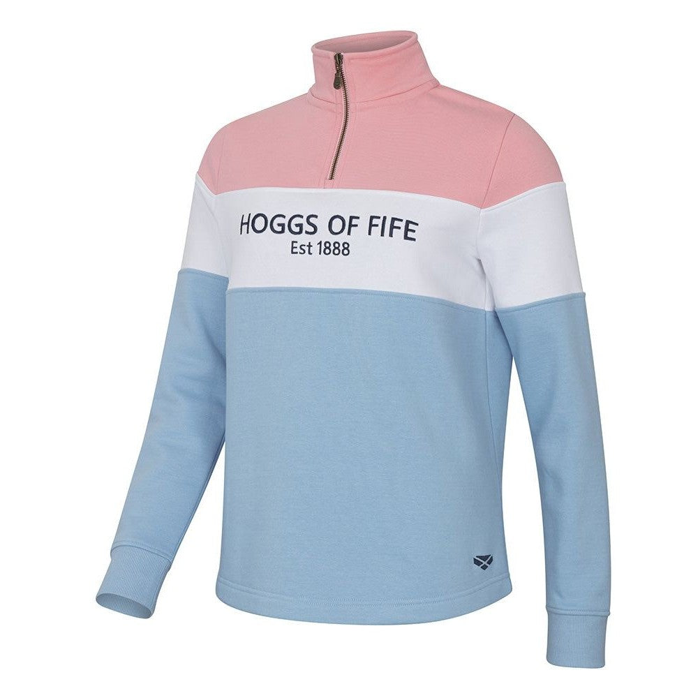 Sweat-shirt à fermeture éclair 1/4 pour femme Dumfries 1888 - Hoggs of Fife