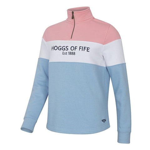 Sweat-shirt à fermeture éclair 1/4 pour femme Dumfries 1888 - Hoggs of Fife