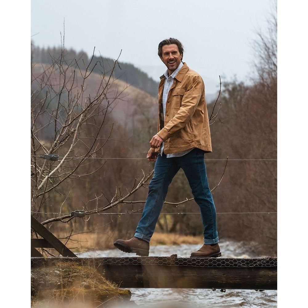 Huntly oilcloth utility overshirt - Hoggs of Fife
