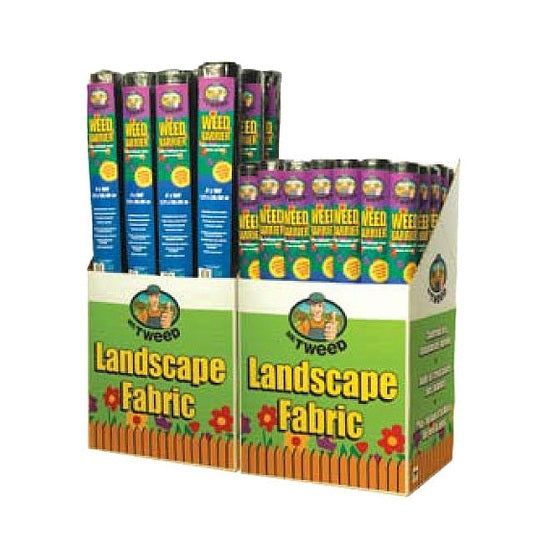 Toile de paillage anti mauvaise herbes professionnelle, WB50NH (3 pi x 50 pi) – Noire - TWD LAWN & GARDEN