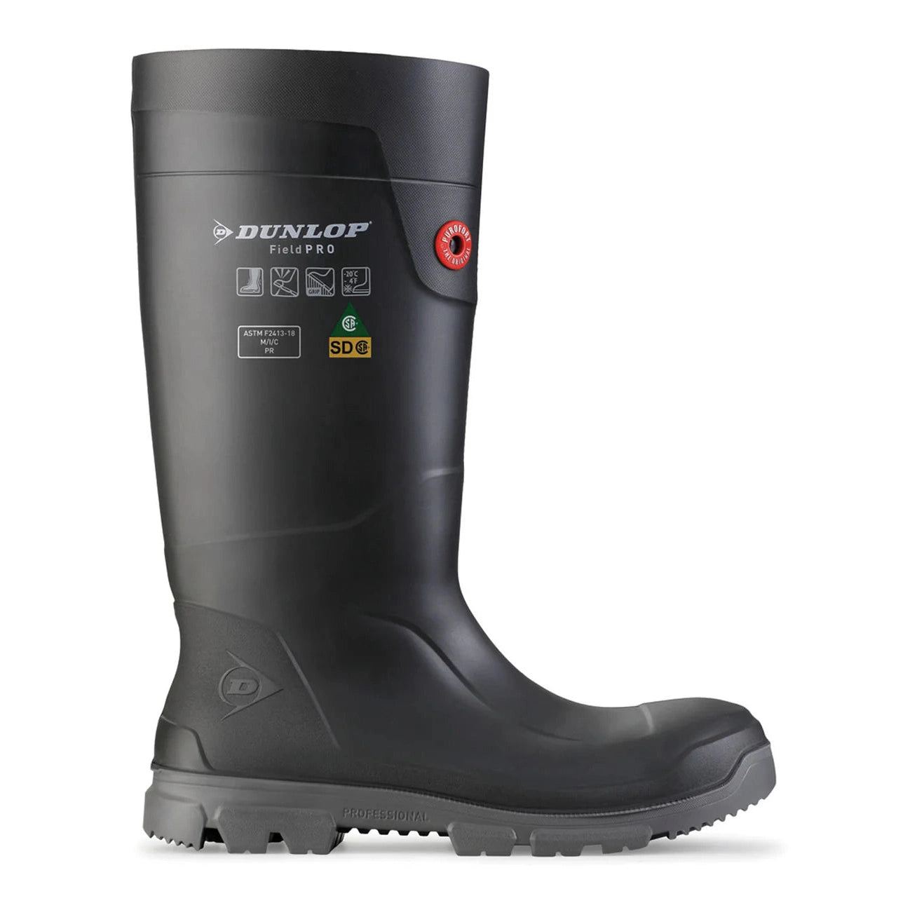 Dunlop - Purofort FieldPRO/TerraPro Full Safety, Charcoal | 15'' work boots