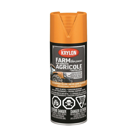 Krylon - Farm and Implement Spray Paint (Caterpillar Yellow)
