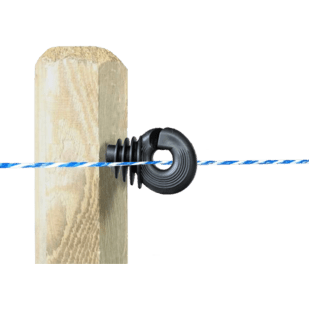 Lacmé - Insulator for wire, cord and tape for electric fence, Iva-hpx