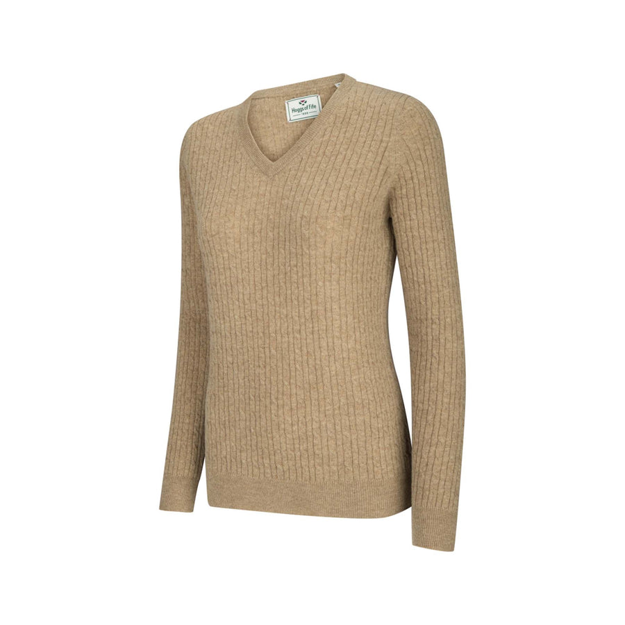 Lauder Pull torsadé pour femme - Hoggs of Fife