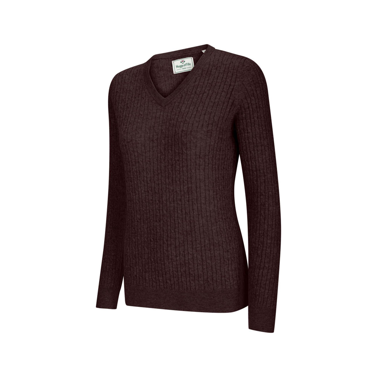 Lauder Women's Cable Knit Sweater - Hoggs of Fife