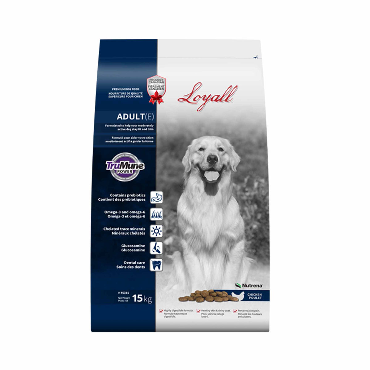 Loyall - Adult dog food, 15 kg