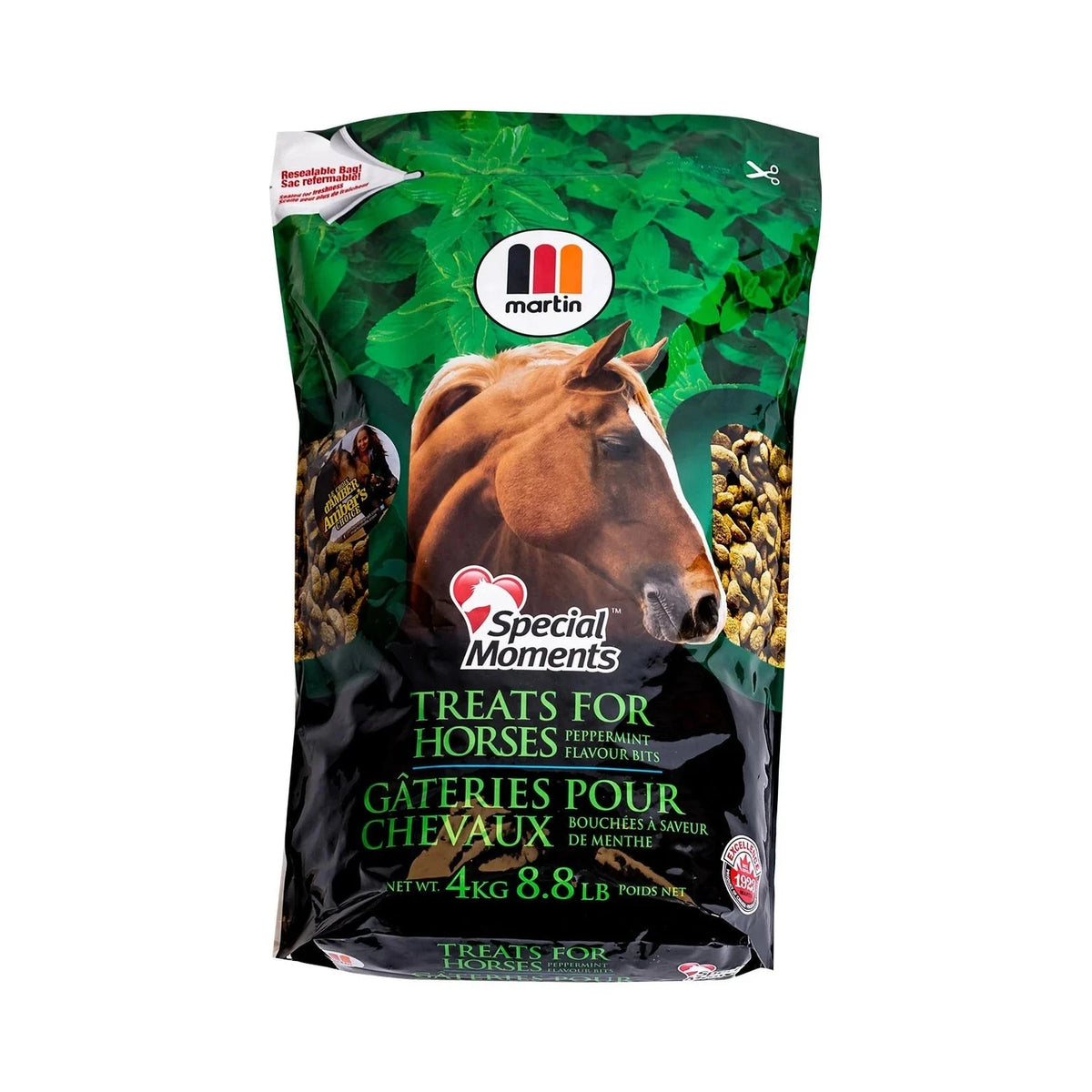 Gâteries pour chevaux, bouchées à saveur de menthe - Martin