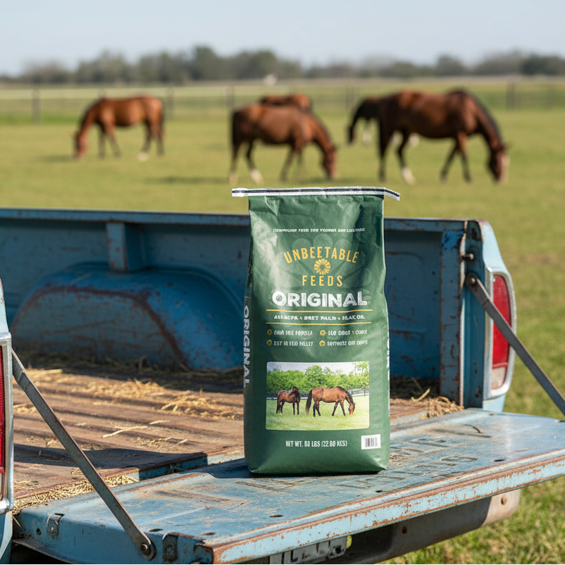 Unbeetable Original, Grain-Free Forage Substitute for Horses and Other Livestock (22.68 kg) 