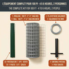 2"x4" 14ga Hot-Dipped Galvanized Welded Wire Mesh - Sentinel