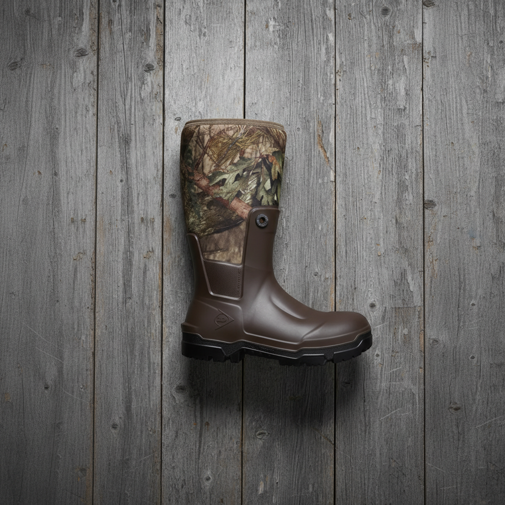 Dunlop - Snugboot Wildlander, Camo | 16'' Hunting and Fishing Rain Boots