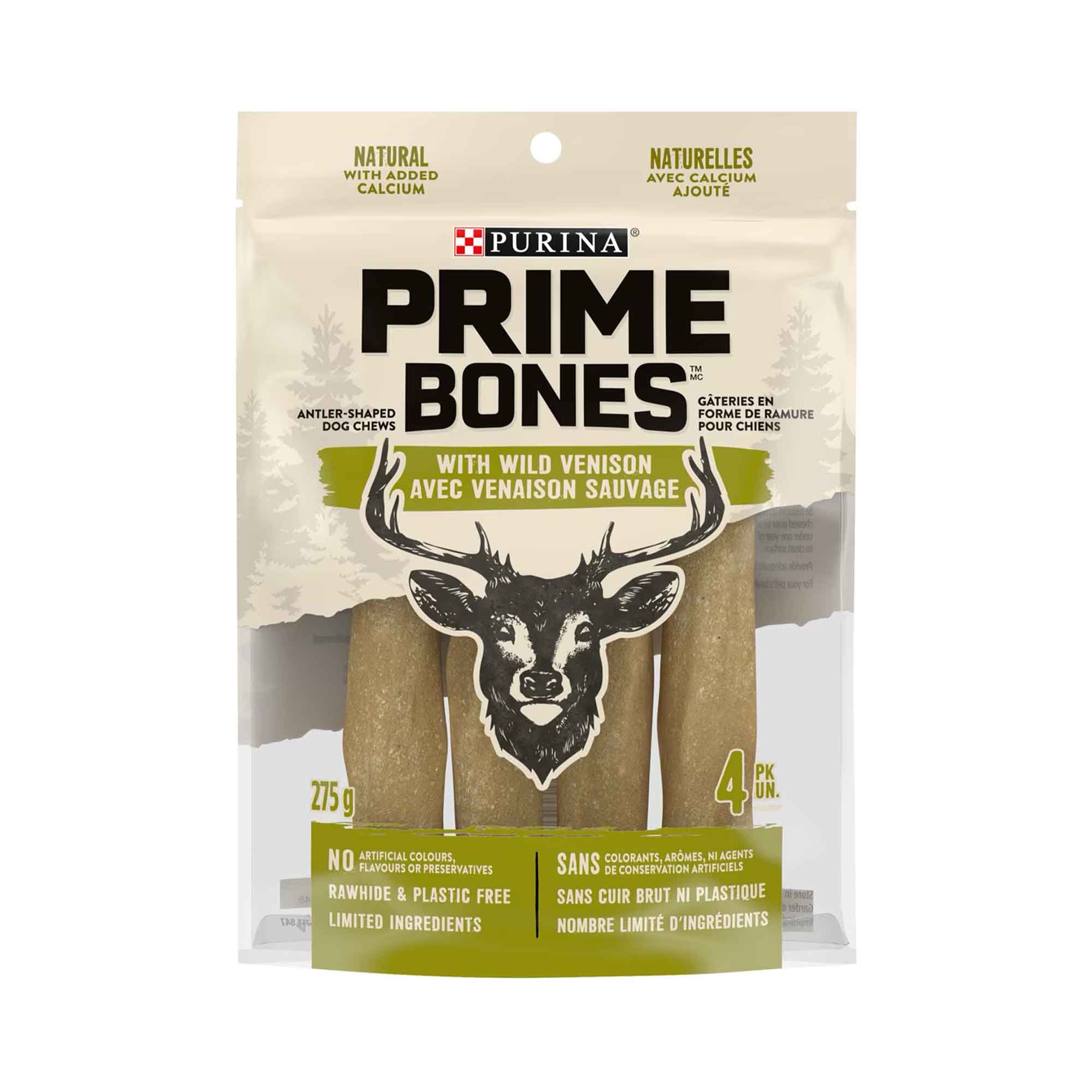 Prime Bones™ Dog Treats with Wild Venison