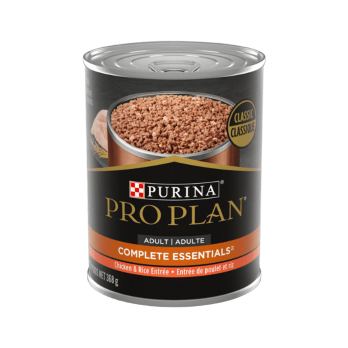 Pro Plan adulte nourriture humide pour chiens entrée poulet et riz classique - Purina