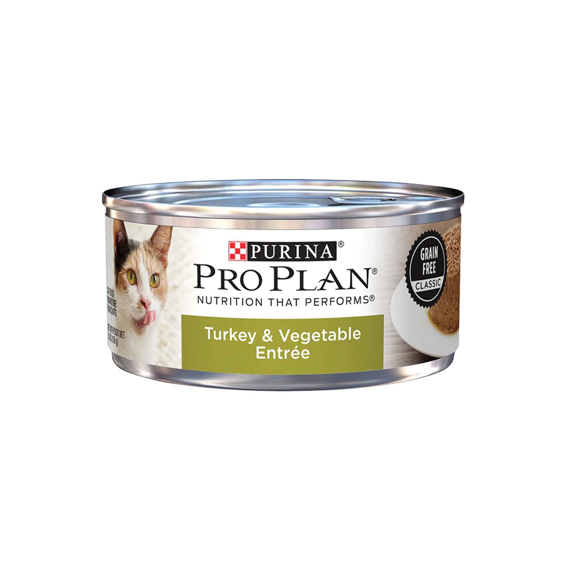 Pro Plan® nourriture humide pour chats – entrée de dinde et de légumes en sauce sans céréales – 156 g