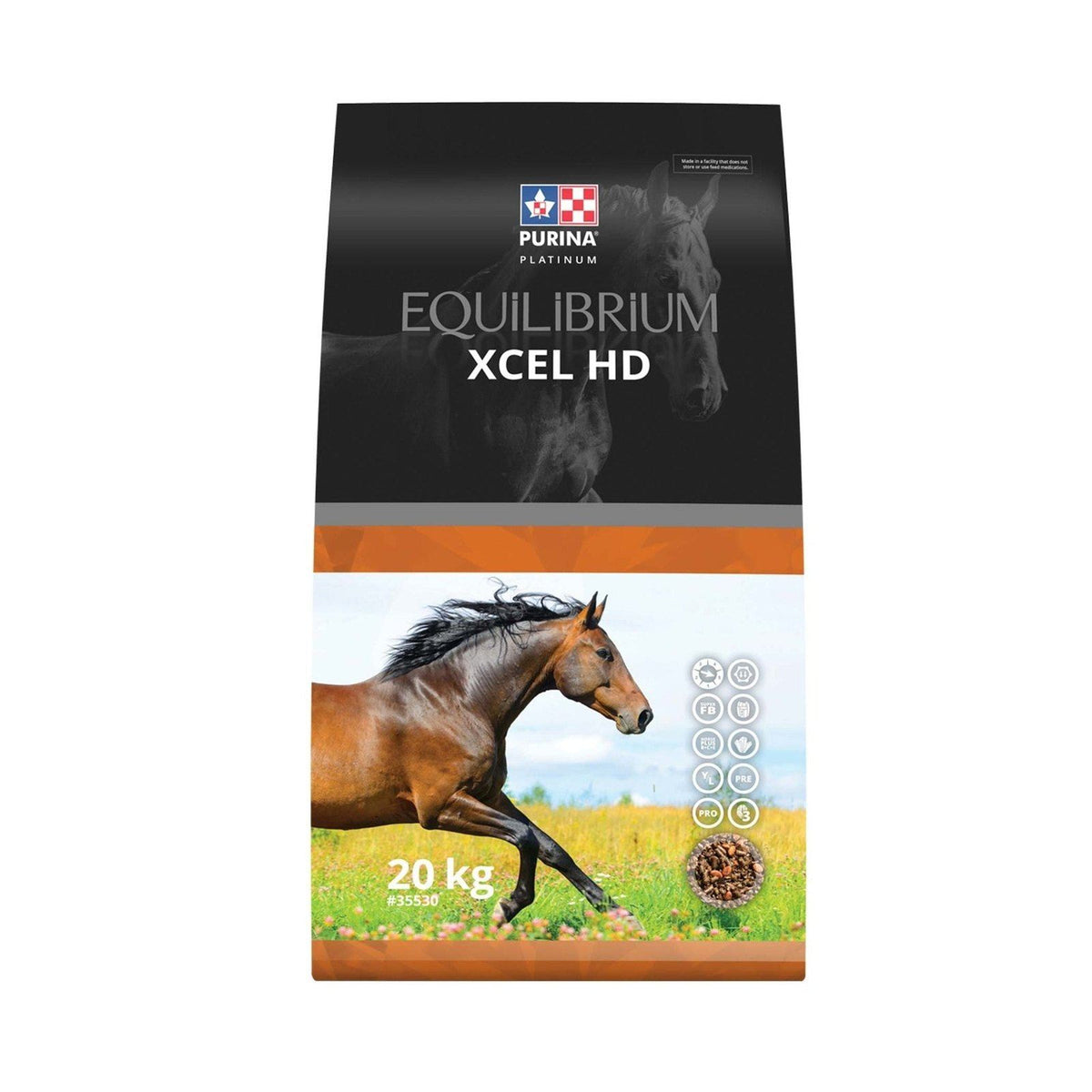 Moulée cheval Equilibrium XCEL HD 13 % 20 kg - Purina