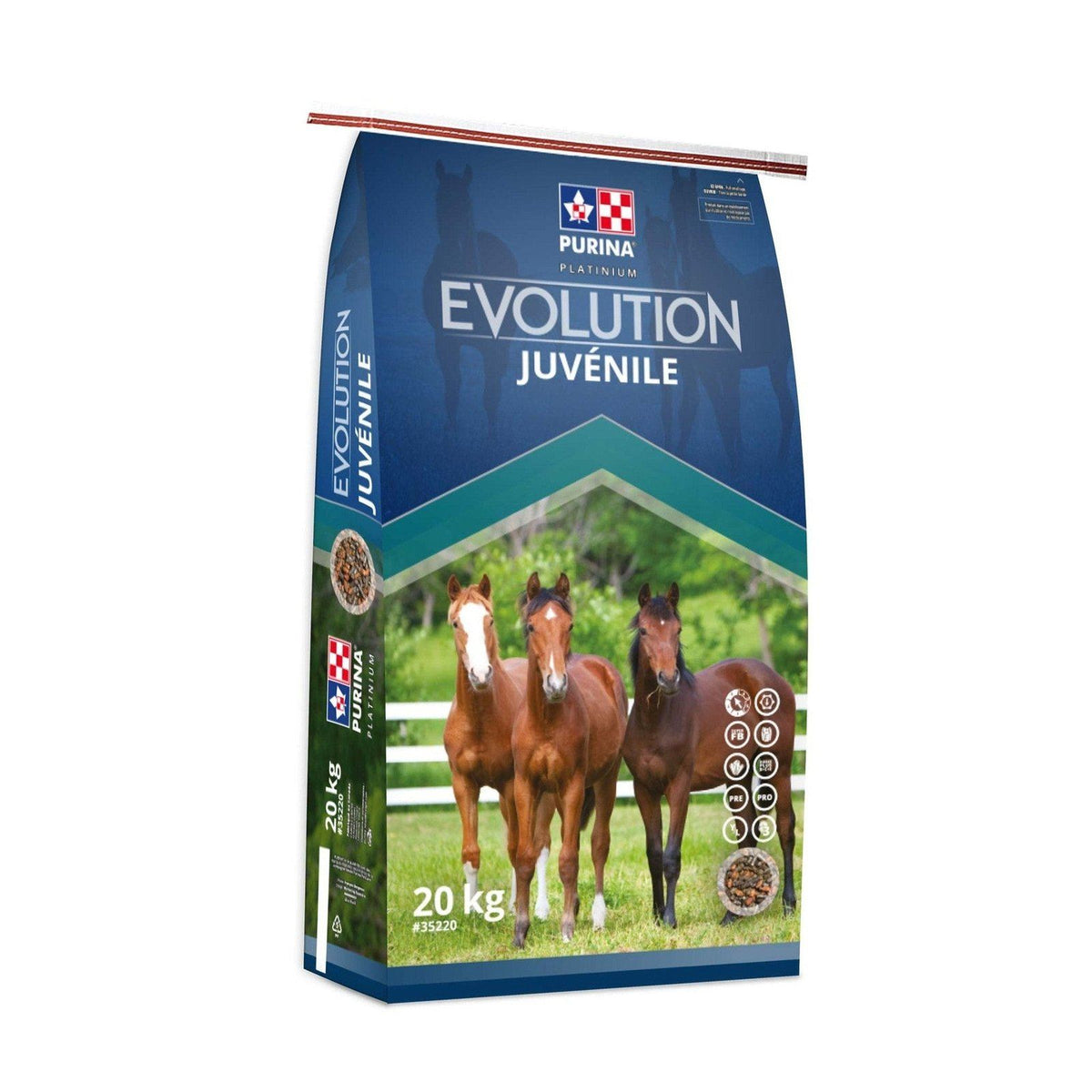 Moulée cheval Évolution Juvénile 15 % 20 kg - Purina