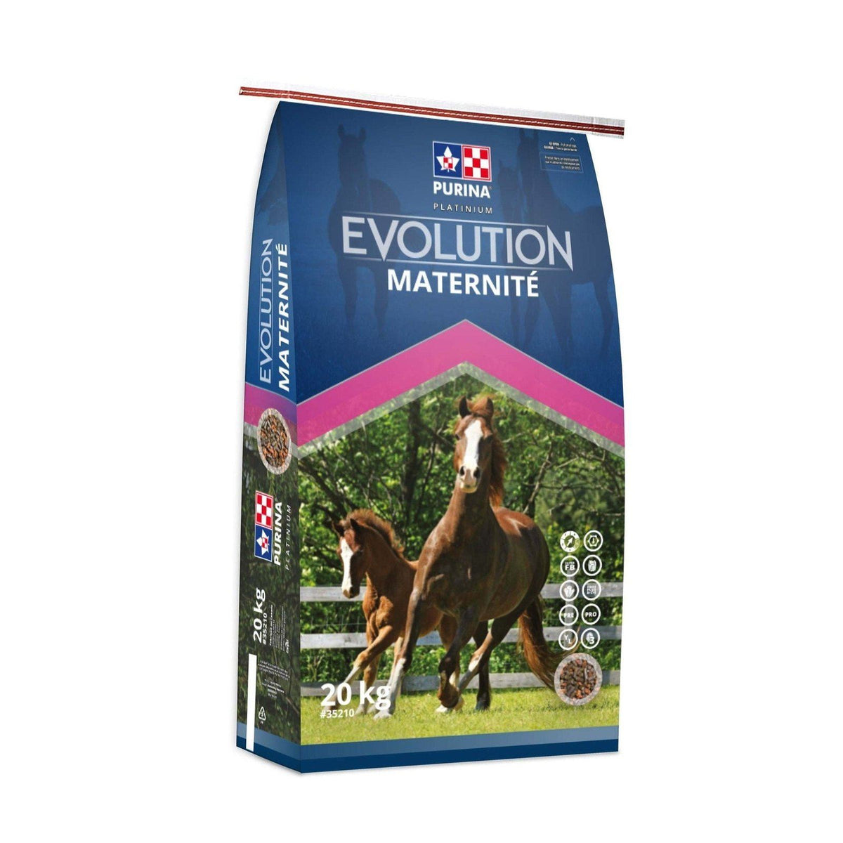 Moulée cheval Évolution Maternité 16,5 % 20 kg - Purina