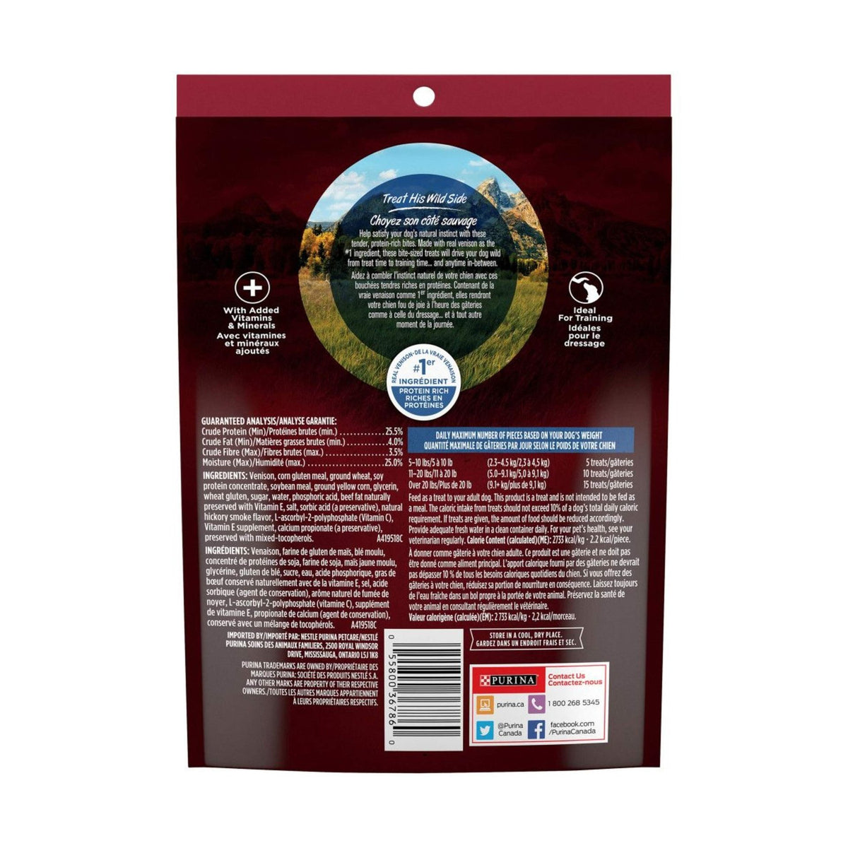 Purina ONE - True Instinct - Venison Bites Treats for Dogs