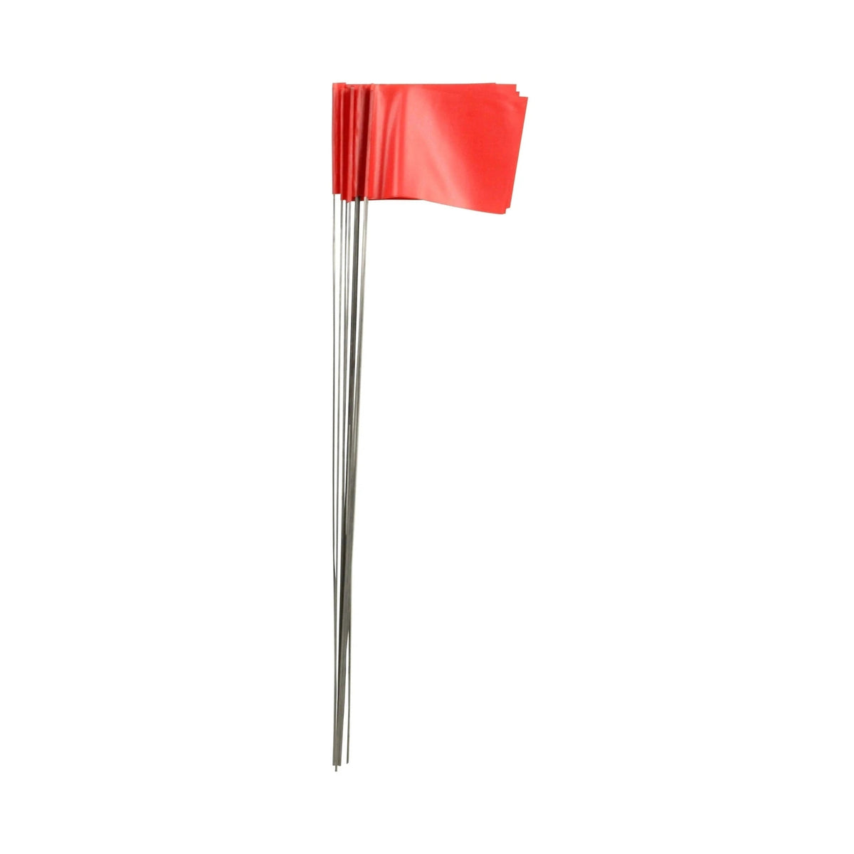 Drapeaux de piquets fluorescents, 15 po, drapeau de 2-1/2 po x 3-1/2 po (10 drapeaux) - C.H. Hanson