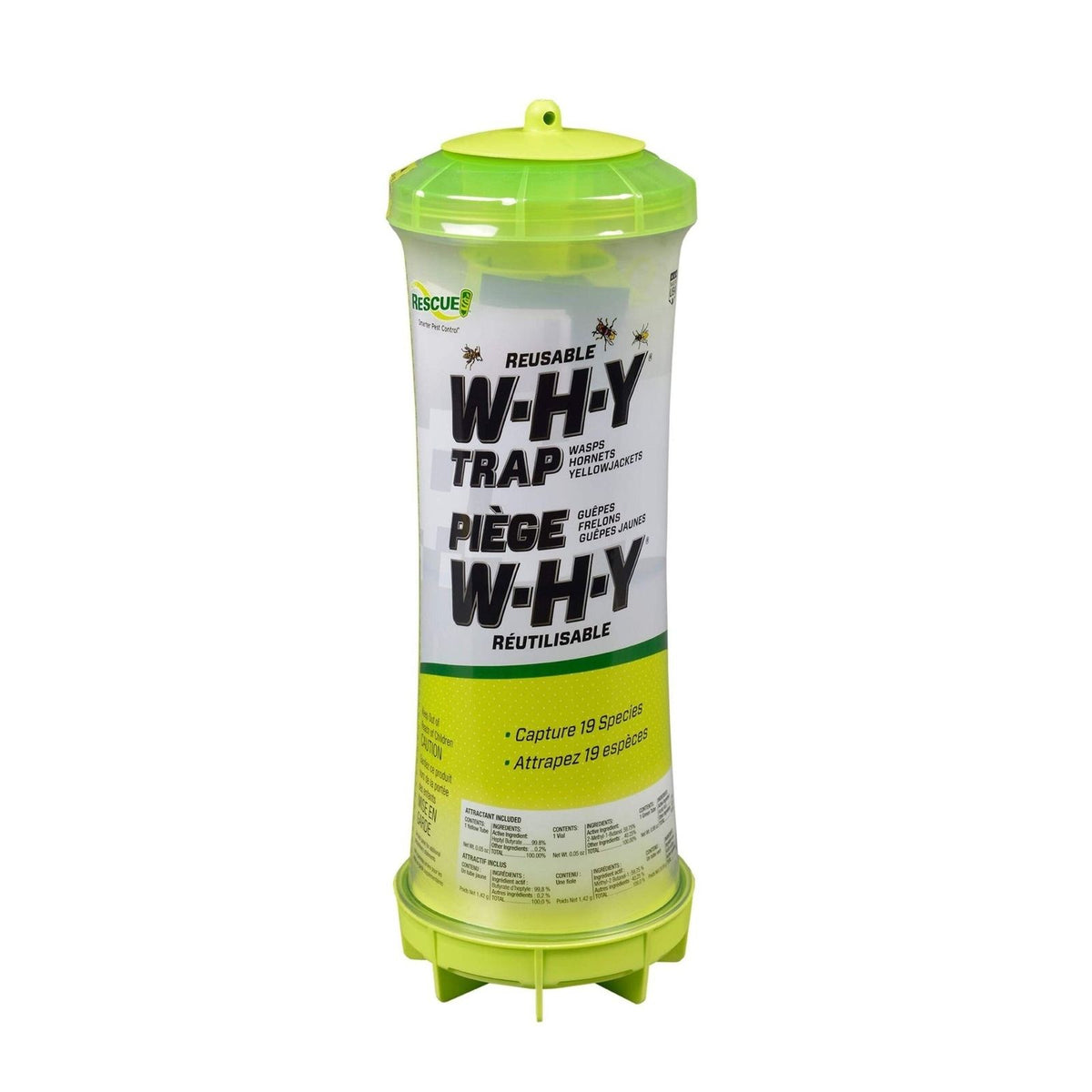 RESCUE! - Reusable WHY trap for wasps, hornets and yellow jackets 