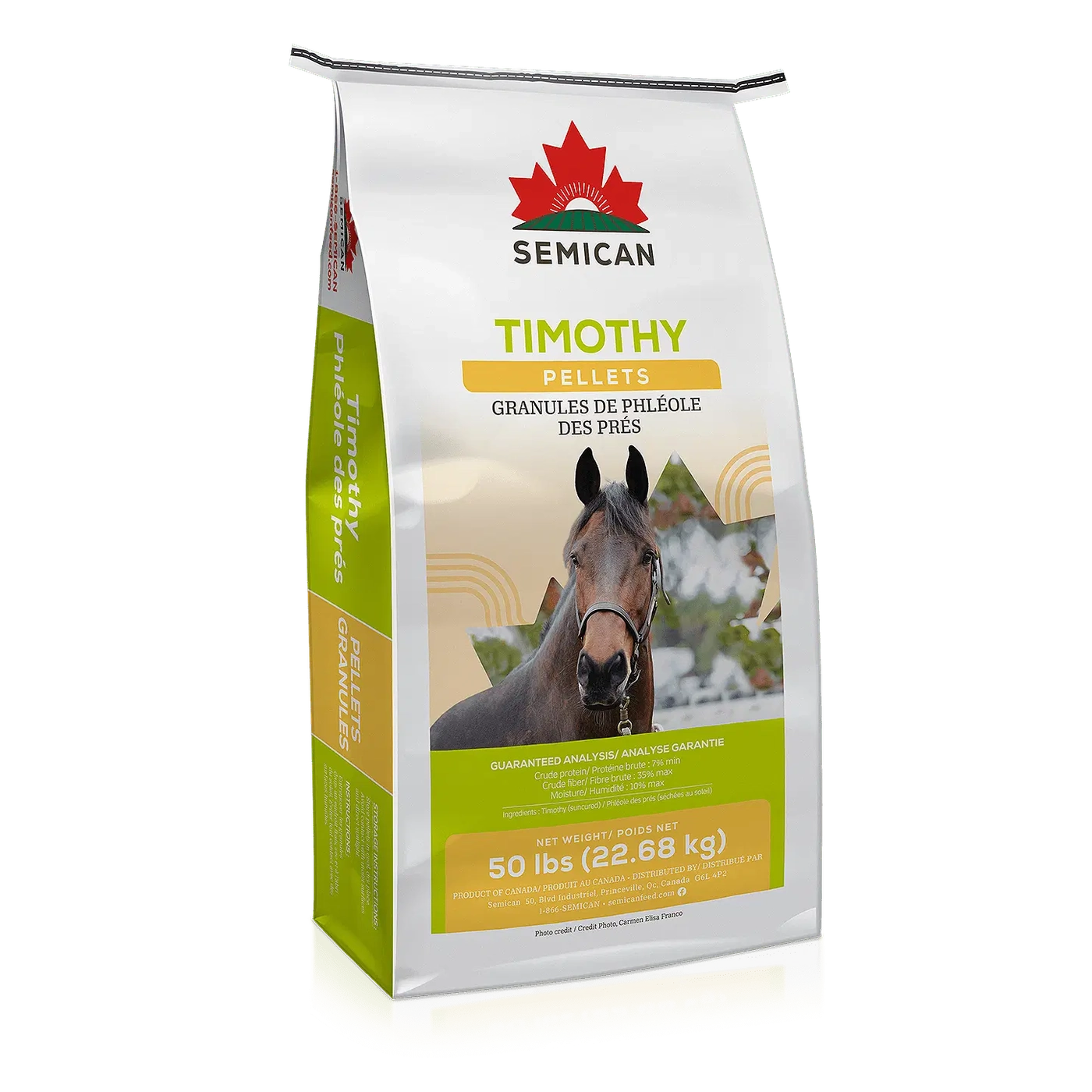 Timothy pellets, 22.68Kg - Semican