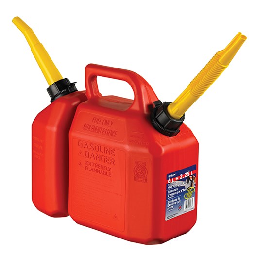 Bidon combiné essence/huile de 6 L + 2,25 L - Scepter