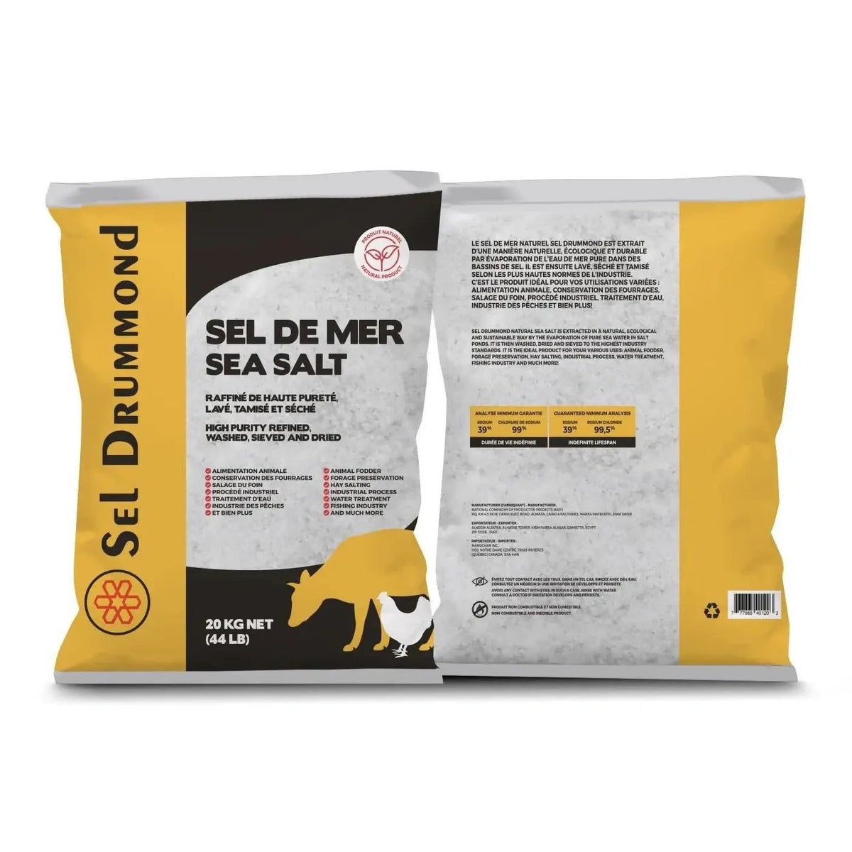 FC salt for livestock, 25kg - Sel Drummond