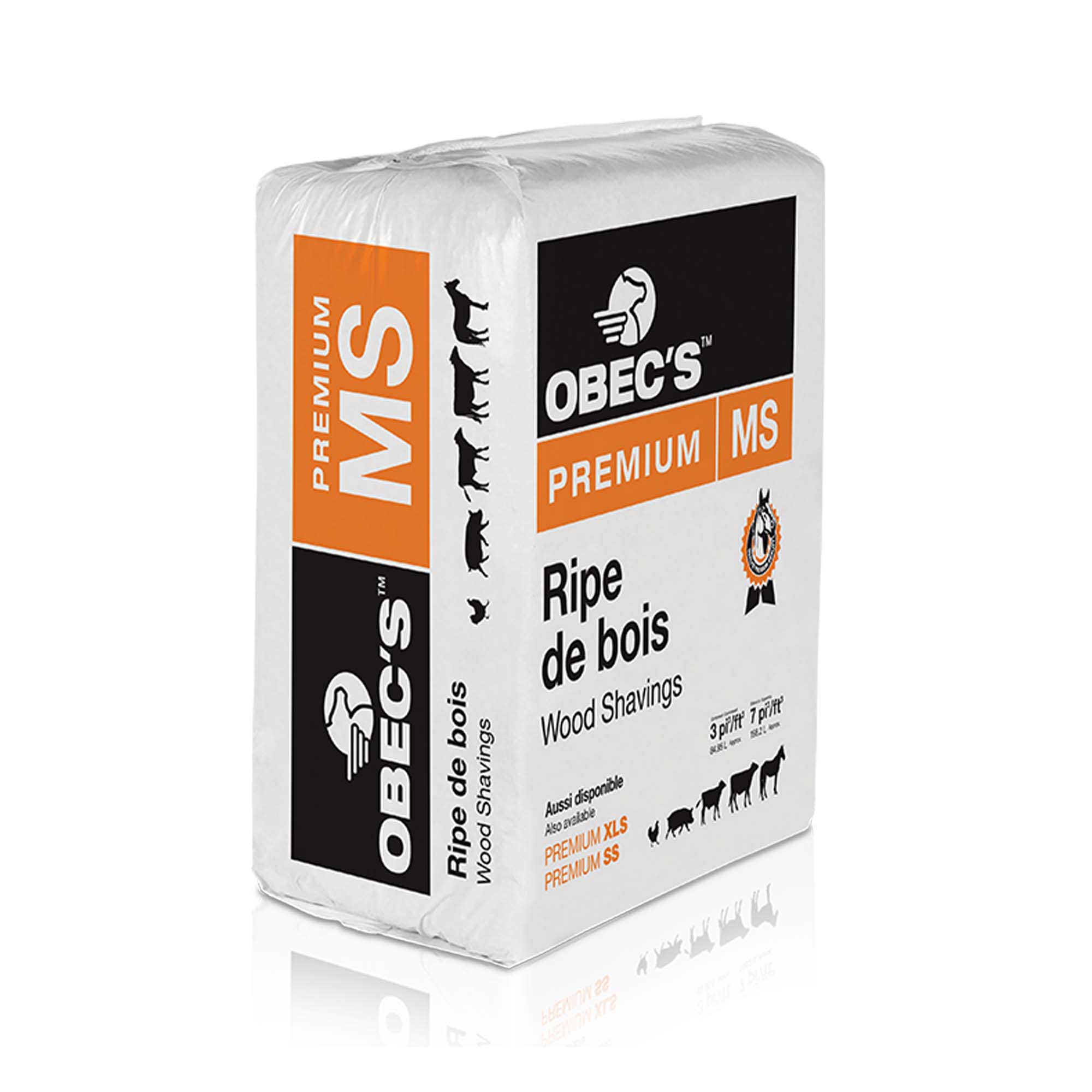 Ripe de bois Rip-O-Bec Premium MS 3 pi3 - flocons moyen