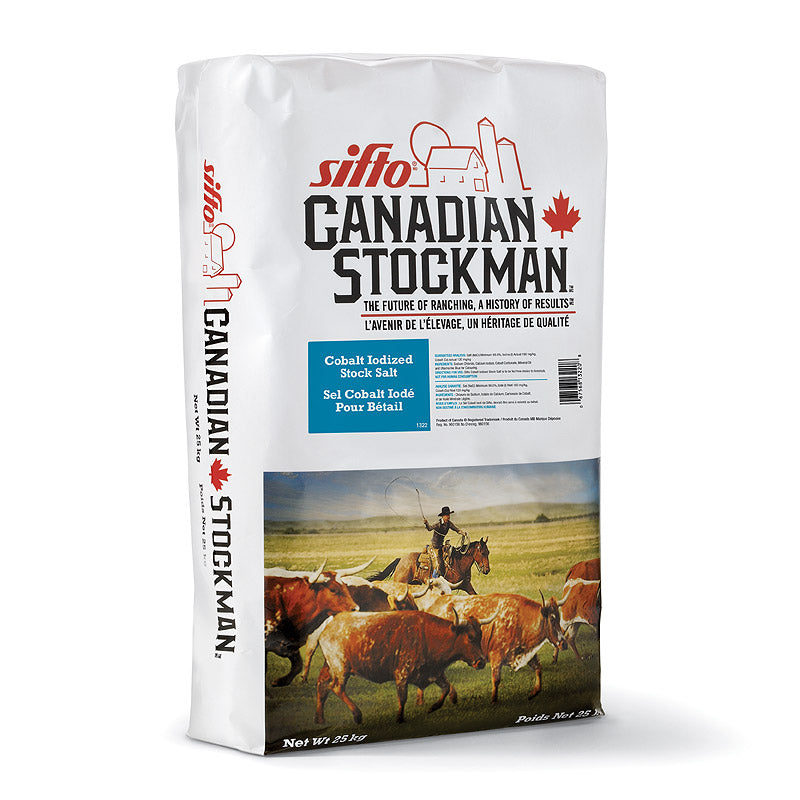Cobalt iodized salt for livestock - Sifto