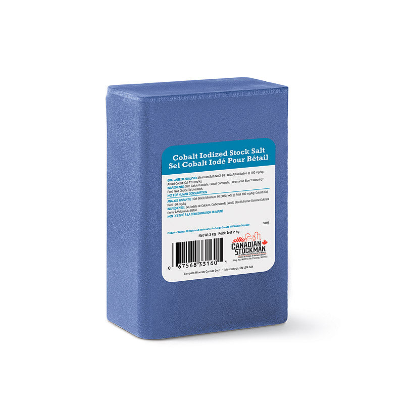 Sifto® - Cobalt Salt Block (2kg), Canadian Stockman®
